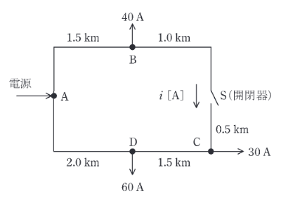2020年度 電力 問17(a)の問題図1