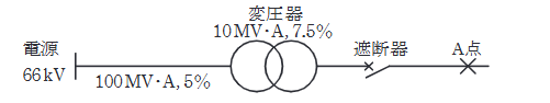 2023年度 上期 電力 問16(a)の問題図1